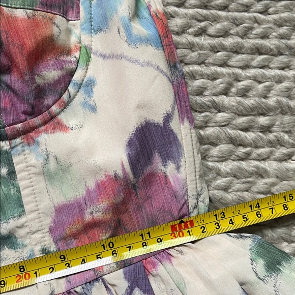 Pinko Floral Bustier Mini Dress – Corset Bodice, Fit & Flare (Size 2 / XS) - Picture 9 of 12